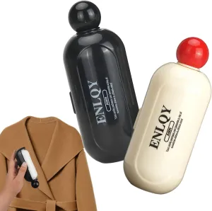 2Pcs Reusable Lint Roller with Scraper, IEMIEBSHA 2 in 1 Portable Retractable Sticky Roller Pet Hair Remover, Washable Fabric Lint Shaver for Clothes Furniture Travel Household Laundries