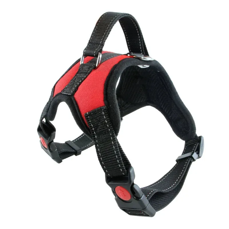 Adjustable Heavy Duty Nylon Dog Harness for All Sizes