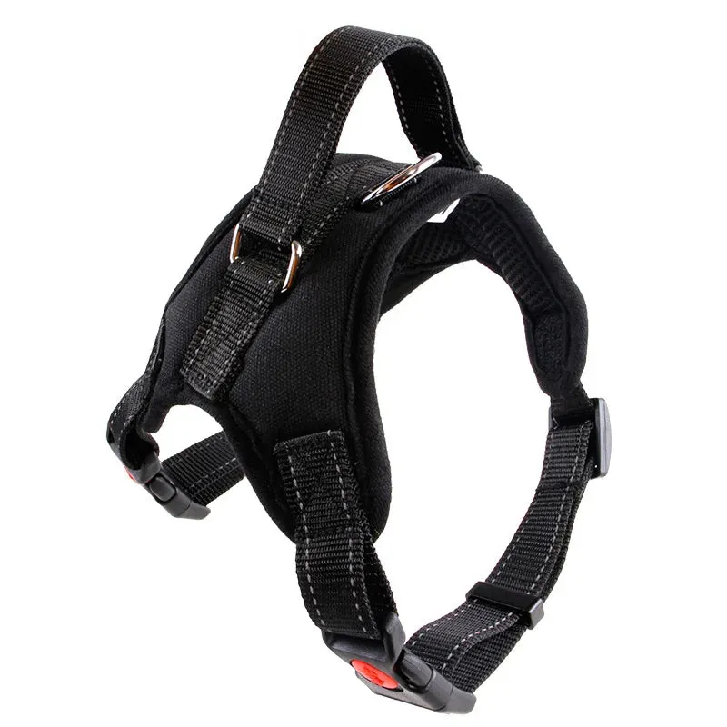 Adjustable Heavy Duty Nylon Dog Harness for All Sizes