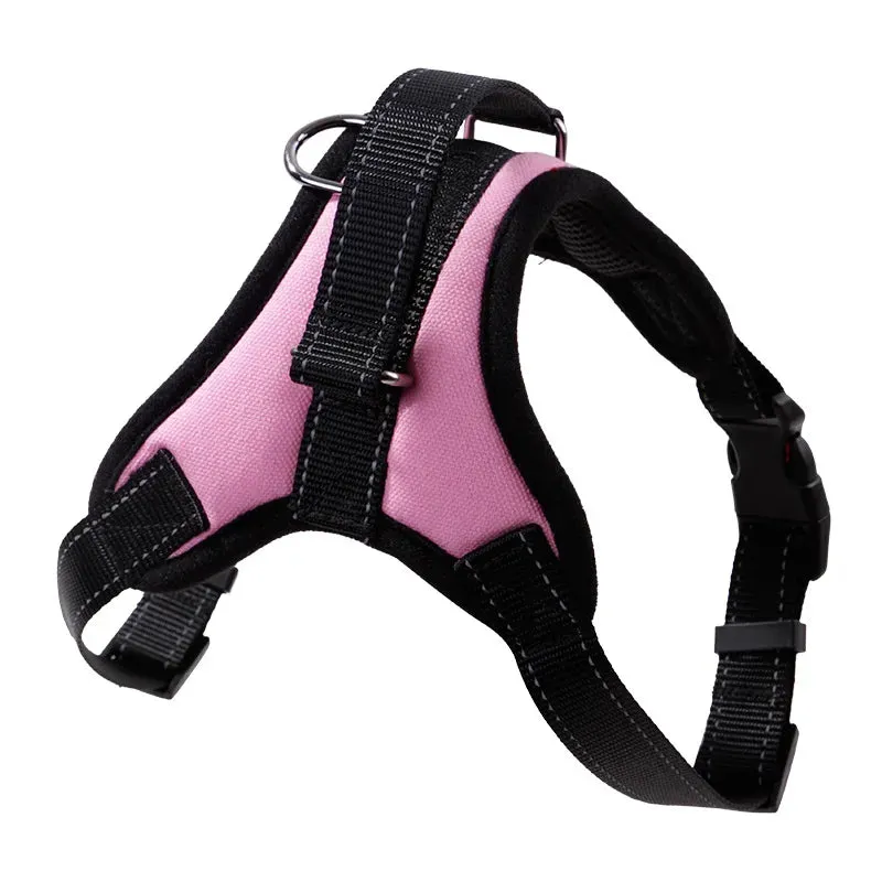 Adjustable Heavy Duty Nylon Dog Harness for All Sizes