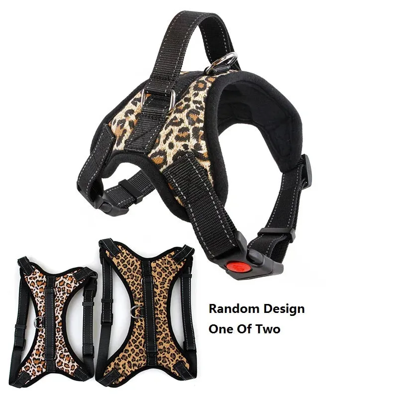 Adjustable Heavy Duty Nylon Dog Harness for All Sizes