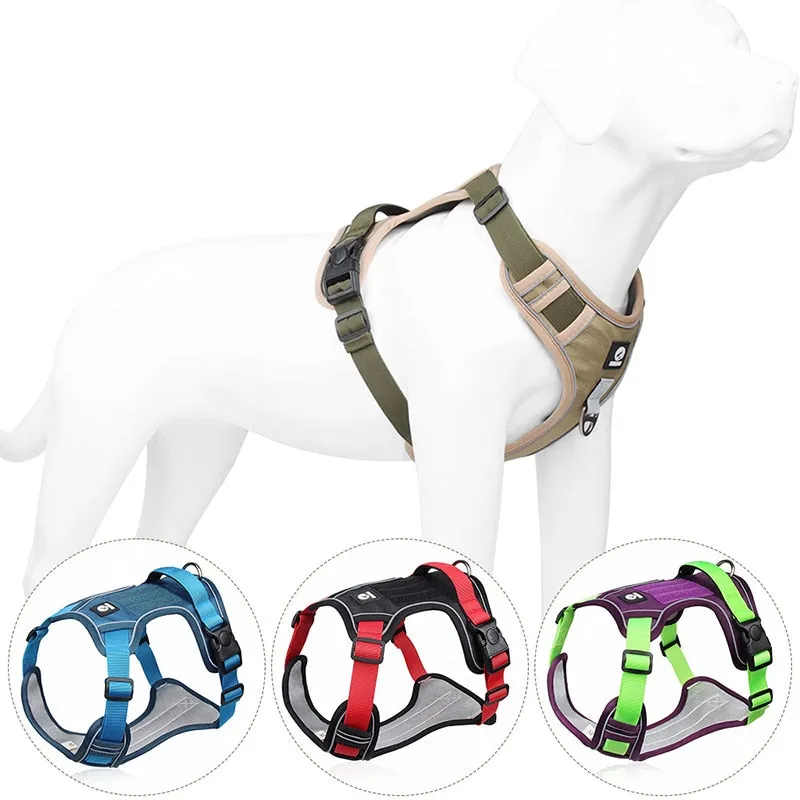 Adjustable Reflective Dog Harness Vest