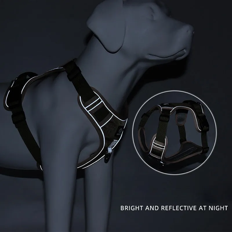 Adjustable Reflective Dog Harness Vest