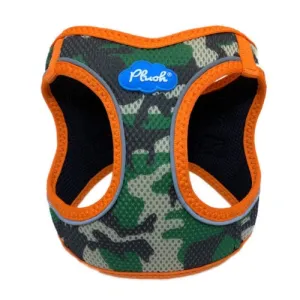Air Mesh Vest Dog Harness — Camo Orange