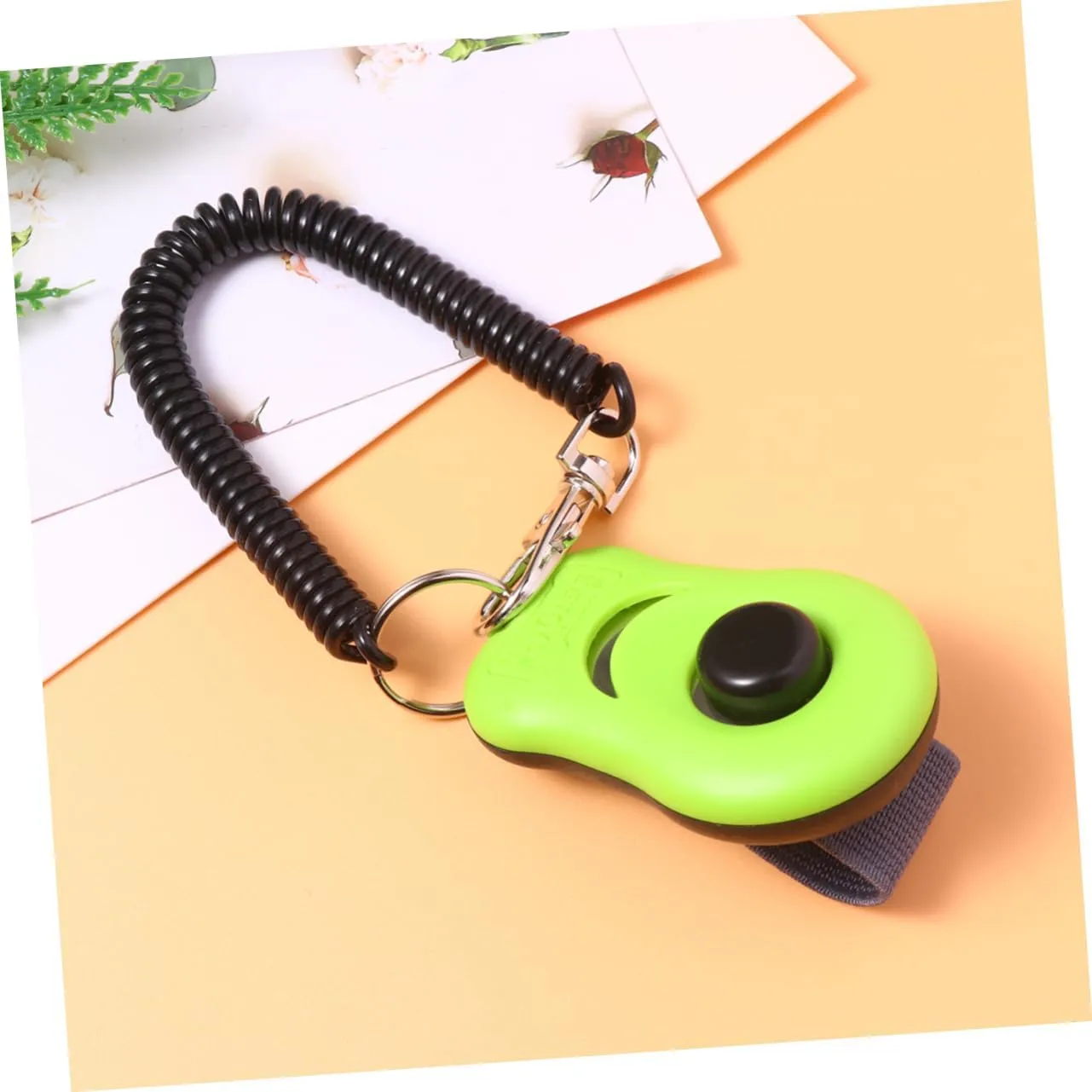 Angoily 2pcs Button Clicker Training Tool for Pets for Dog Obedience Agility and Behavior Versatile Click Whistle for Dogs Cats and Other Animals