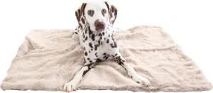 Best Friends by Sheri Reversible SnuggleSoft Calming Dog Blanket  Ultra Soft Faux Fur Pet Throw, Anxiety-Relief, Lightweight Warm Bed Cover for Dogs and Cats, Machine Washable, Brown, 30" x 40"