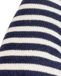 Between the Lines Navy Alpaca Stripe Dog Sweater