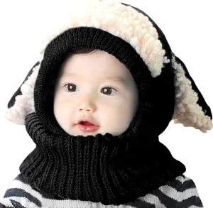 Bienvenu Baby Girls Boys Winter Hat Scarf Earflap Hoodie Scarves Skull Caps