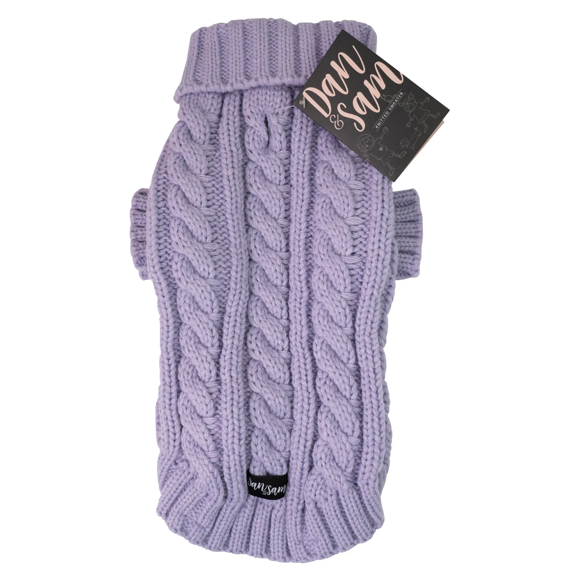 Dan & Sam - Knitted Sweater (Lavender) - 30cm