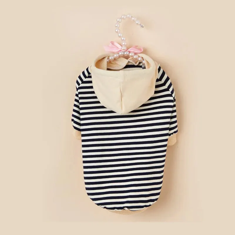 DAPPER Pet Stipe Hoodie