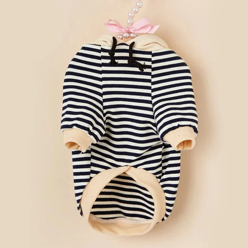 DAPPER Pet Stipe Hoodie
