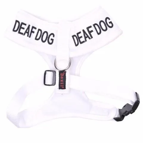 DEAF DOG - Large adjustable Vest Harness