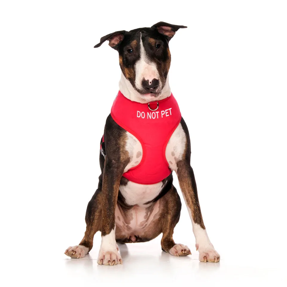 DO NOT PET - Large adjustable Vest Harness
