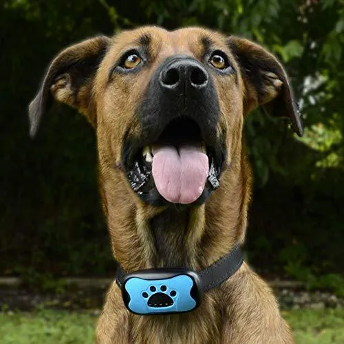 Dog Bark Collar - Stop Dogs Barking Fast! Safe Anti Barking Devices Training Control Collars, Small, Medium and Large pets deterrent. No shock, remote or citronella. Sound, vibration training device