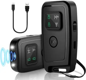 Dog Bark Deterrent Devices, Portable Ultrasonic Anti Barking Device for Dogs with LED Flashlight & Type-C Rechargeable, Effective Stop Bad Behavior Dog Training Tool for Outdoor Indoor Use