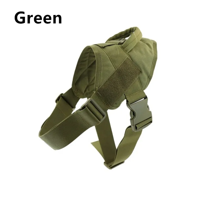 Dog Harness Leash Set Tactical Chest Vest Adjustable