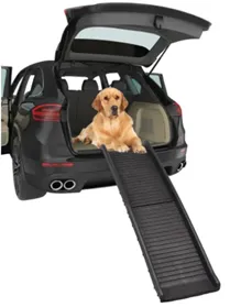 DOG RAMP PLASTIC ZENNA COLLAPSIBLE BLACK