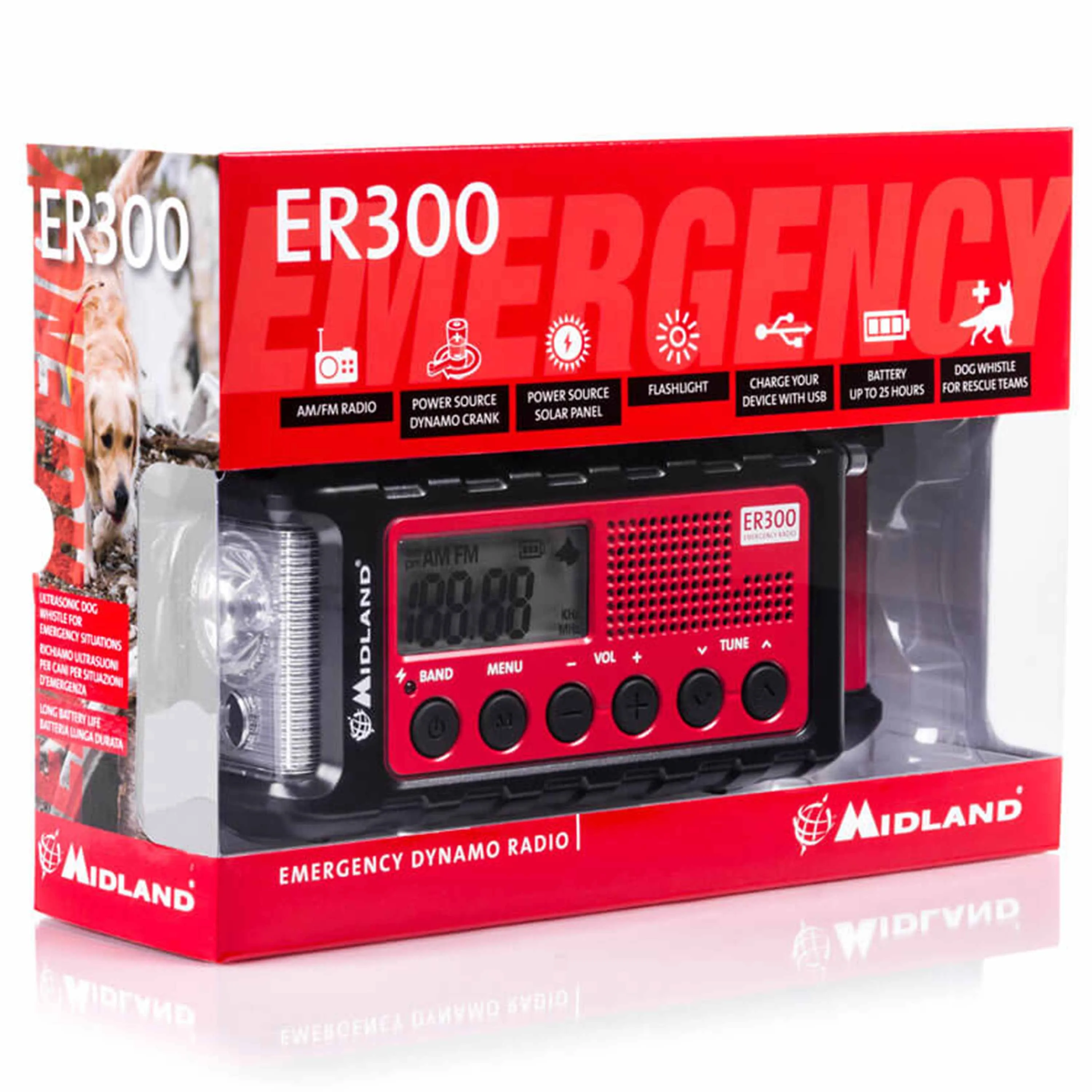 ER 300 Outdoor Crank-Radio