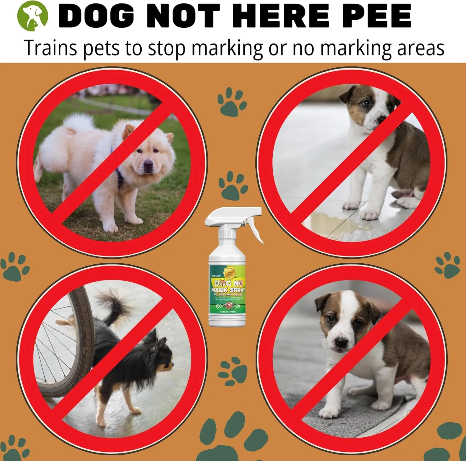 Keep Your Home Clean and Tidy, 16oz Not Here Dog Spray Training Spray to Stop Dogs from Marking
