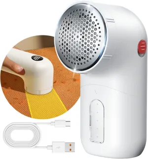 Lint Remover for Clothes, Type-C Fabric Shaver, Electric Clothes Shaver, Rechargeable Lint Shaver and Clothes Defuzzer for Clothes, Sweater, Bedding, Couch and Furniture