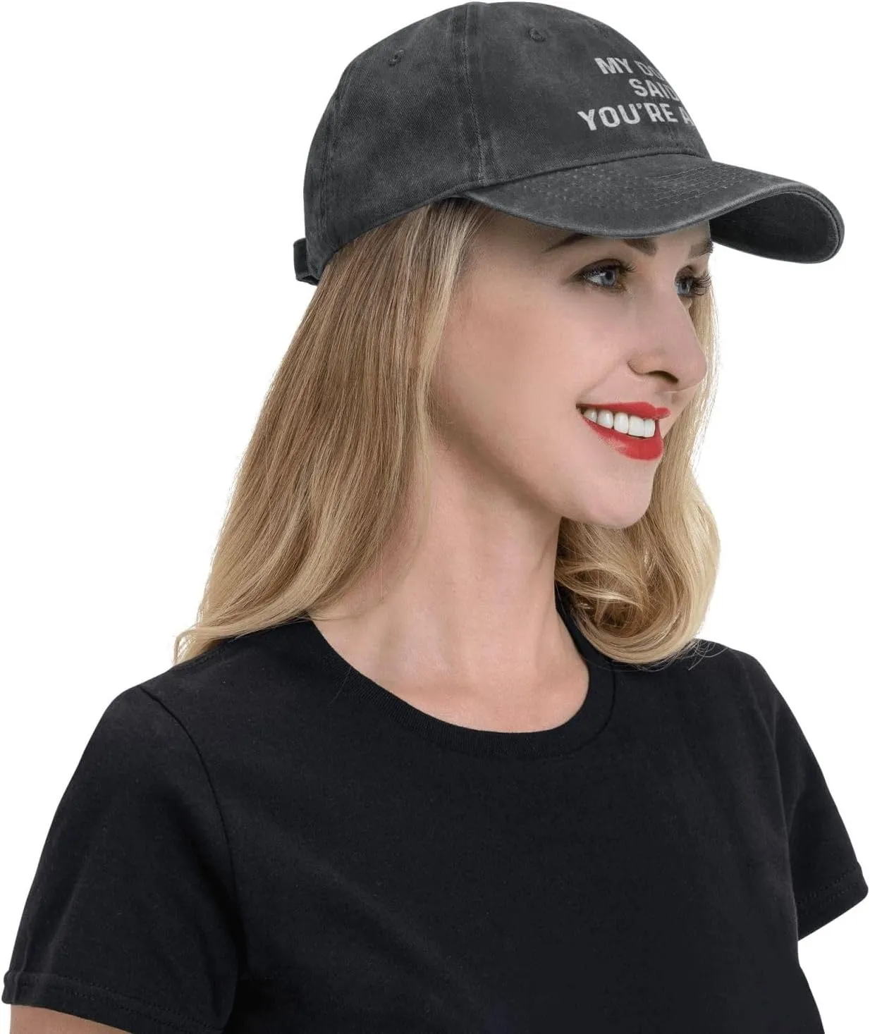 My Dog Said You're A Hoe Hat Women Funny Baseball Hat Funny Birthday Gifts for Women
