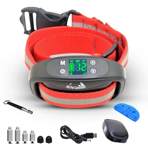 My Pet Command GPS Wireless Electric Dog Collar Fence System New Generation Oct 2023 Safe Dog Containment System Boundary Easy Setup Outdoor Use Only Waterproof Rechargeable with Training Whistle