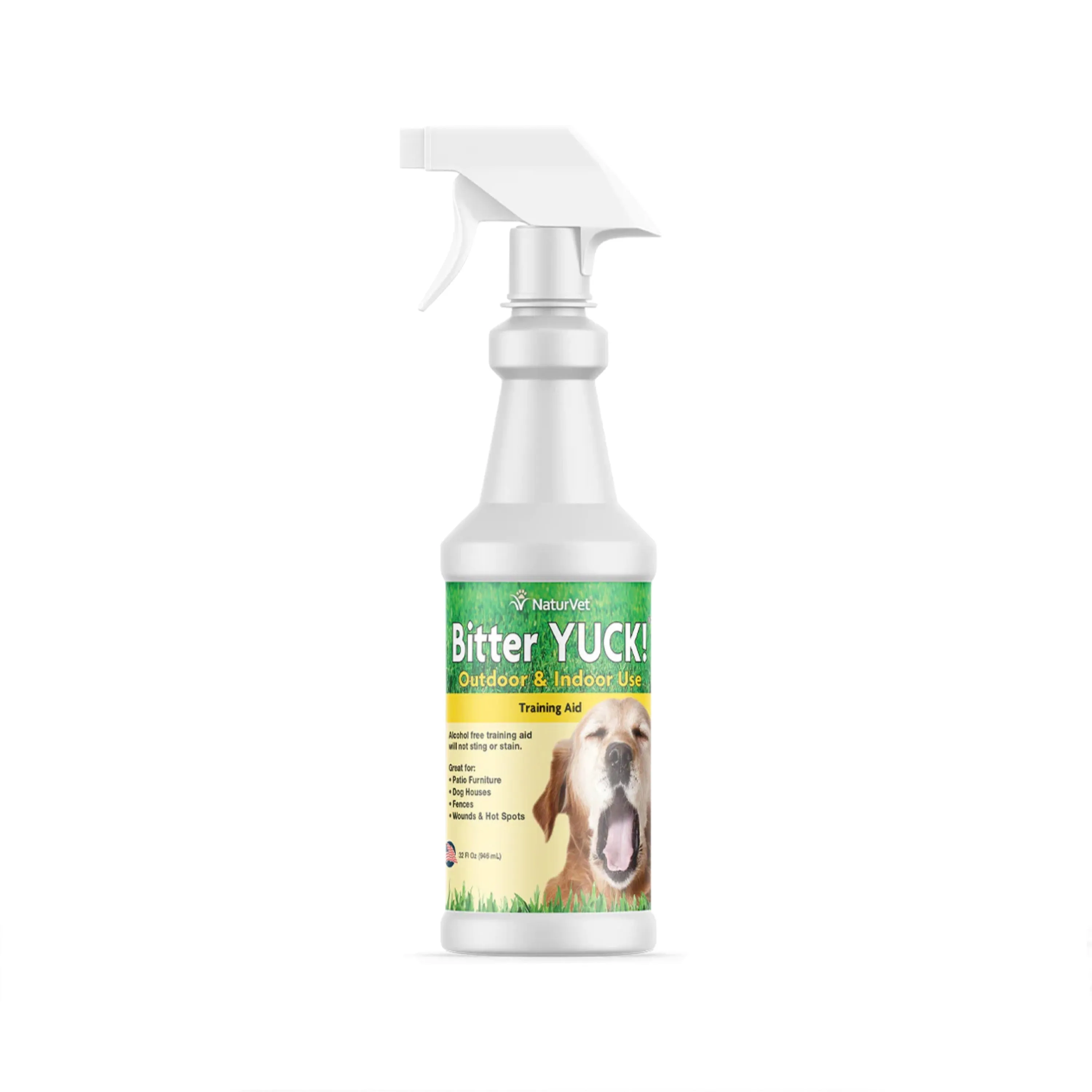 NaturVet Bitter Yuck! Repellent Spray Indoor Outdoor 32oz