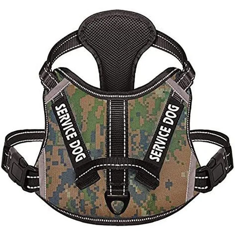 No-Pull Reflective Harness with Handle - Personalized Adjustable Comfort Dog Vest Harness