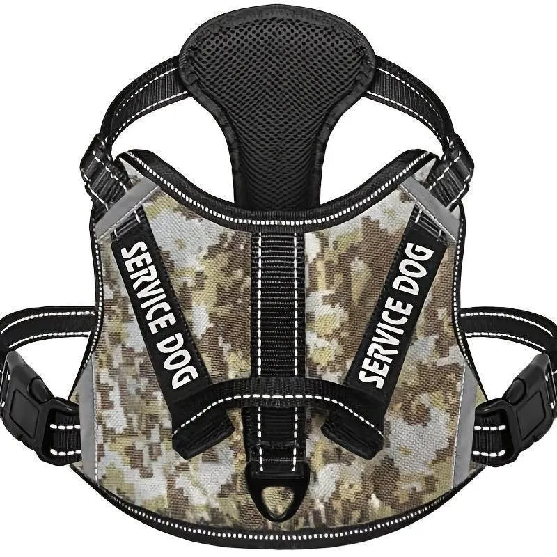 No-Pull Reflective Harness with Handle - Personalized Adjustable Comfort Dog Vest Harness