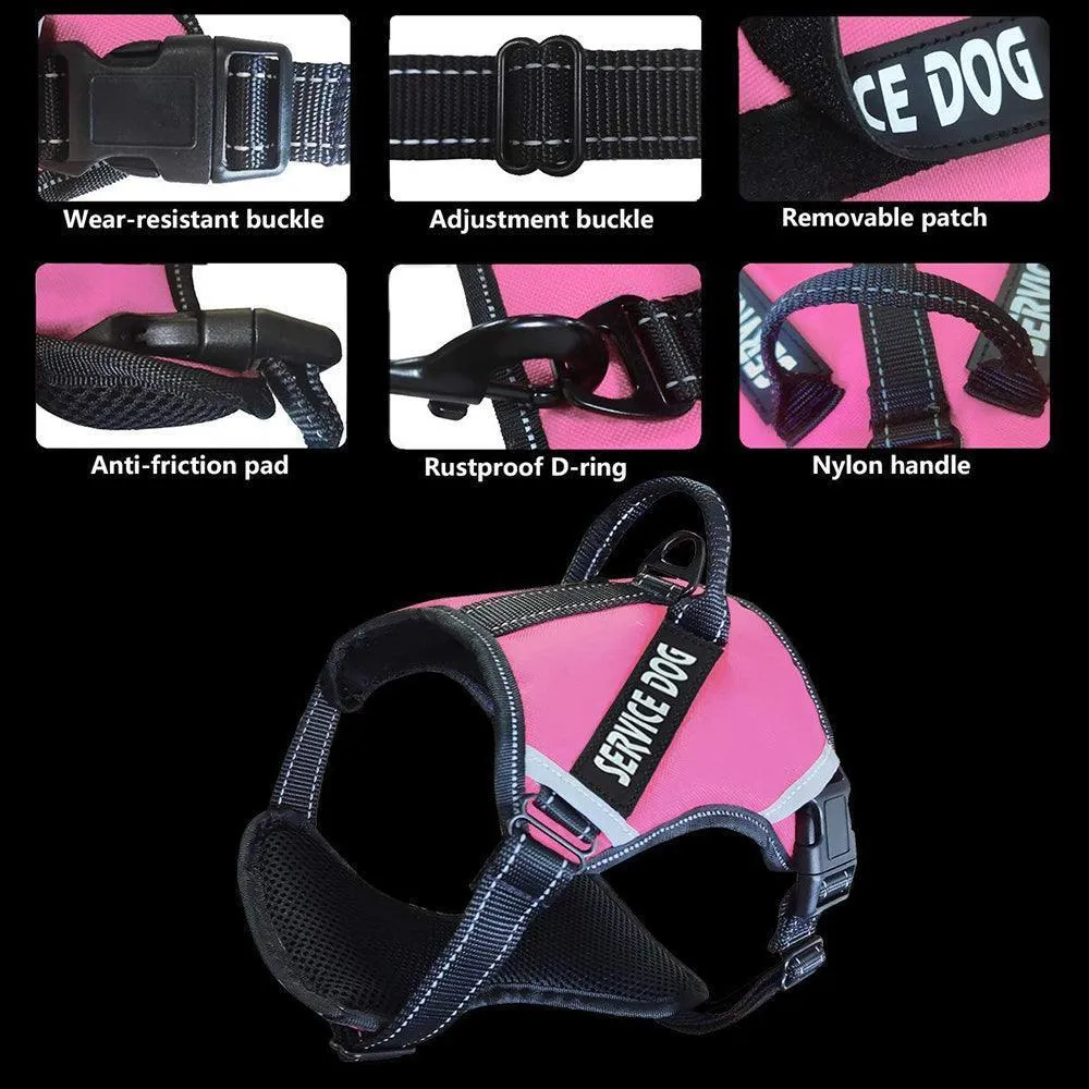 No-Pull Reflective Harness with Handle - Personalized Adjustable Comfort Dog Vest Harness