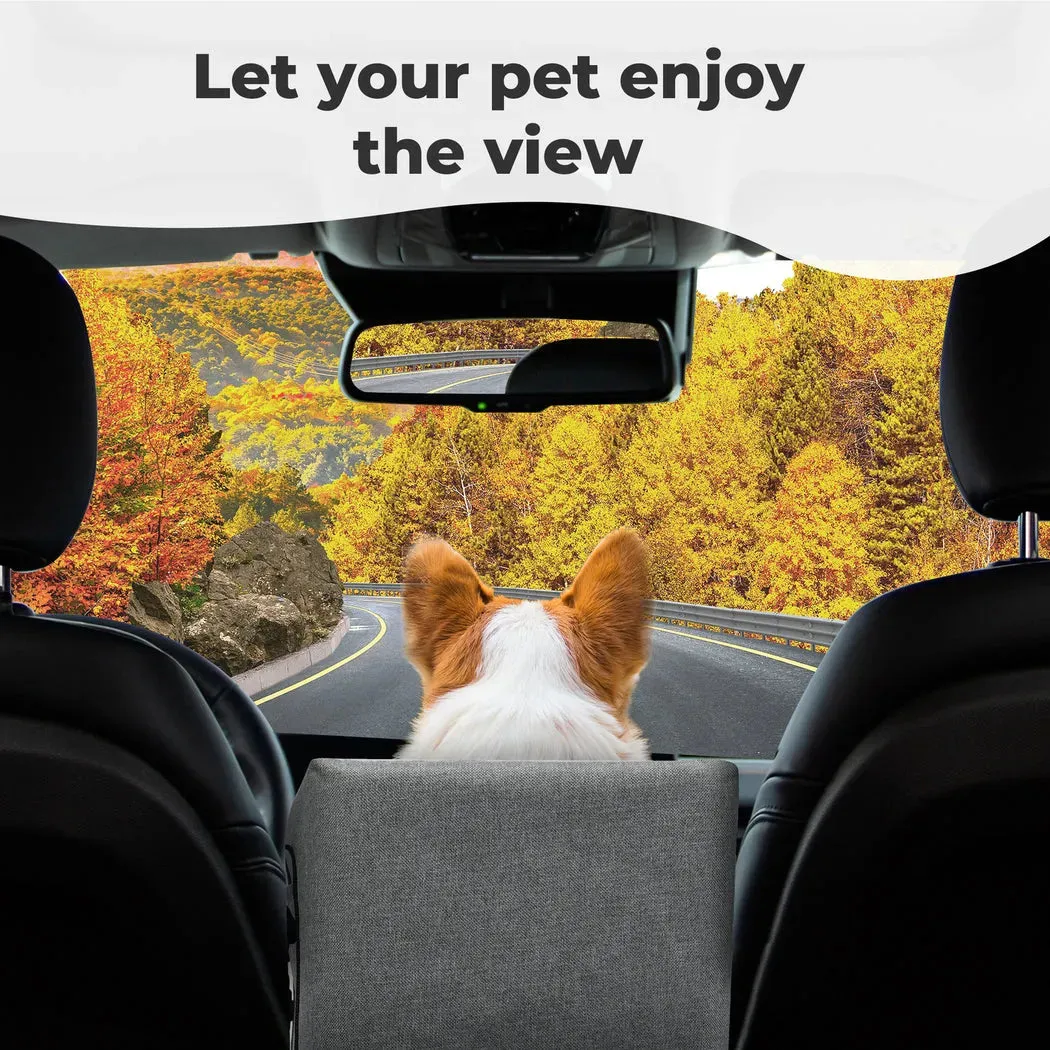 PaWz Console Dog Car Seat with Safe Belt Protector
