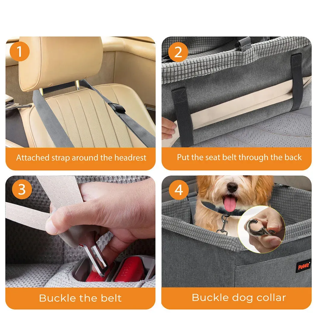 Pawz Small Dog Car Seat with Seat Belt