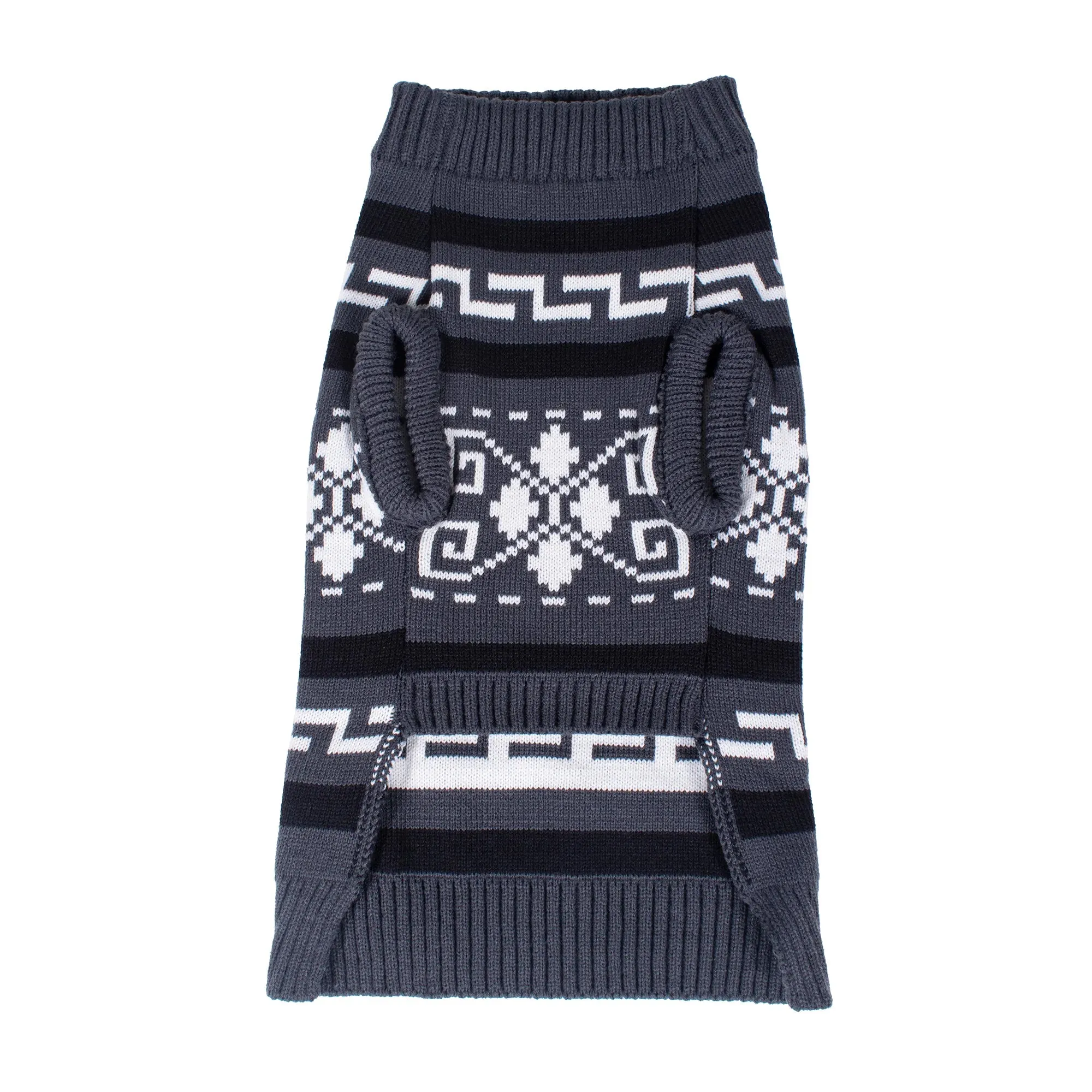 Pendleton Classics Sweater | Westerley "Big LeBARKski" - Gray