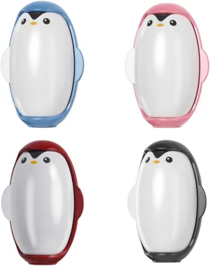 Penguin Lint Roller, Reusable & Washable, Super Sticky, Portable, 4 Colors