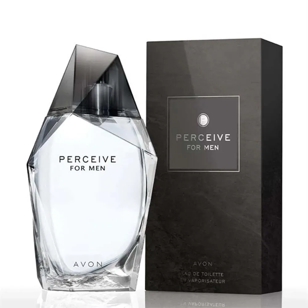 Perceive Cologne for Men, Fresh Clean Scent, Nature-Inspired Fragrance, Everyday Confidence Booster, Long-Lasting Eau de Toilette Spray, 3.4 fl. oz.