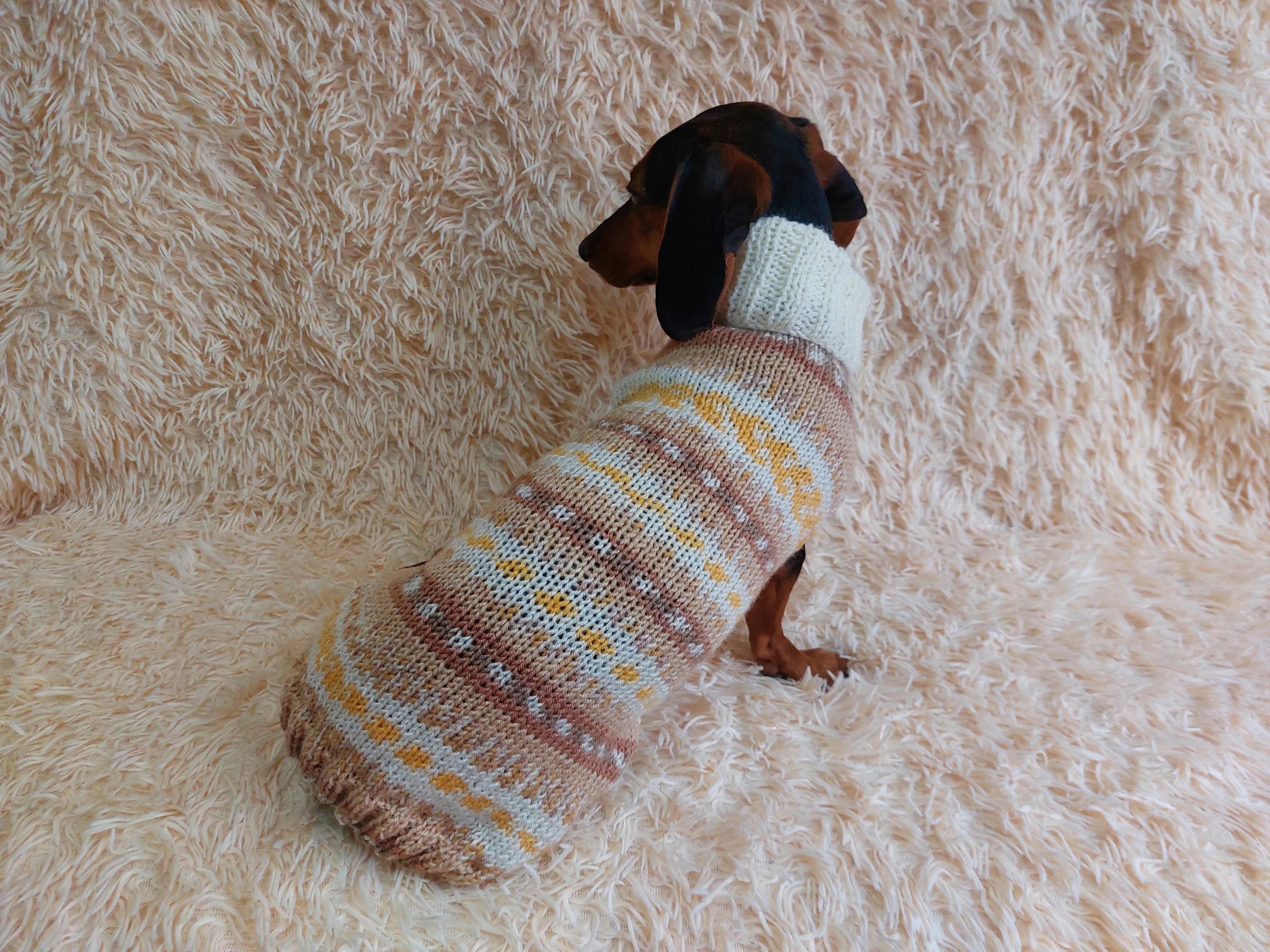 Pet Wool Jumper,Dachshund Dog Sweater Winter Warm