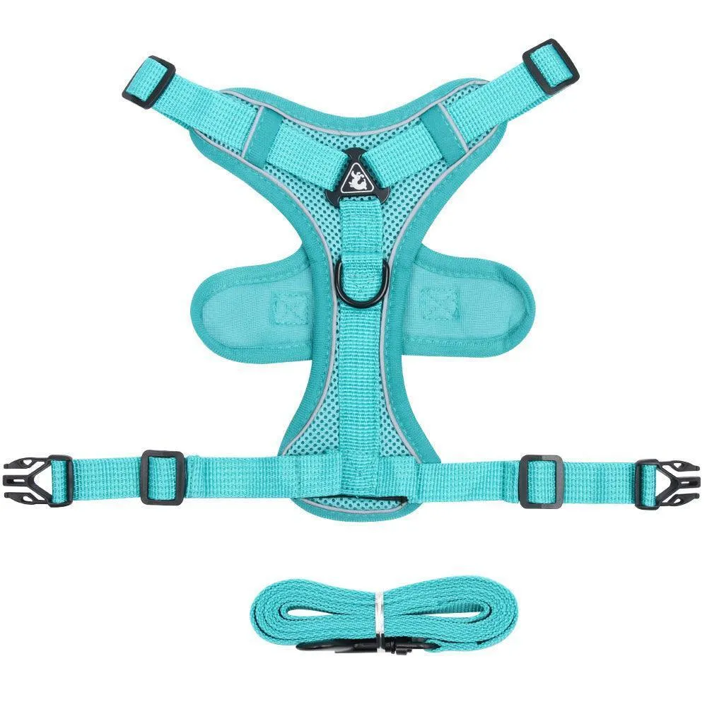 Reflective Adjustable Cat Harness Vest with Leash
