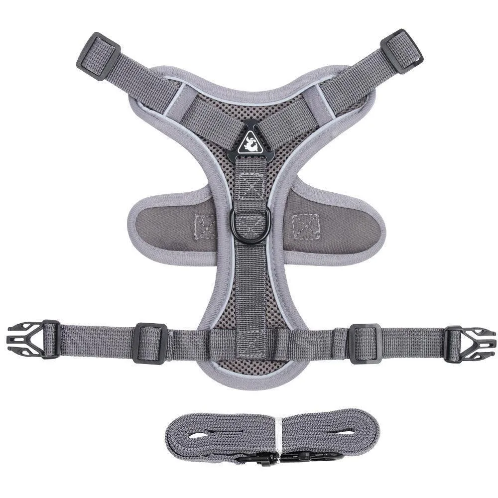 Reflective Adjustable Cat Harness Vest with Leash