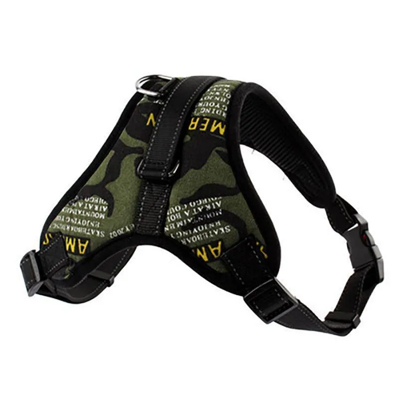 Reflective No Pull Dog Vest Harness Adjustable Front Clip Vest Harness