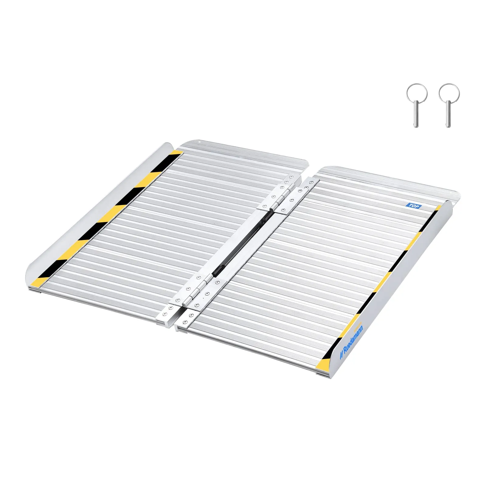 Ruedamann® Folding Aluminum Wheelchair Ramps for Stairs Portable