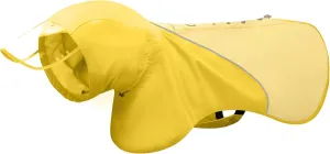 Slip-On Dog Rain Poncho, Quick & Easy to Wear Dog Raincoat, Unrestricted, Super Lightweight, and Waterproof Rain Jacket for All Breeds, Adjustable and Reflective (Yellow, Small)
