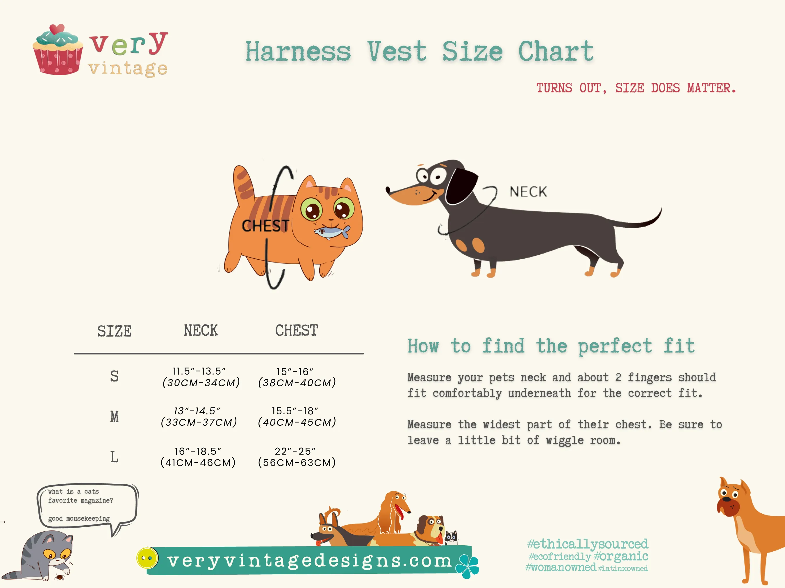 Taco Tuesday - Eco-Friendly Step In Harness Vest - Small Dog & Cat Harness