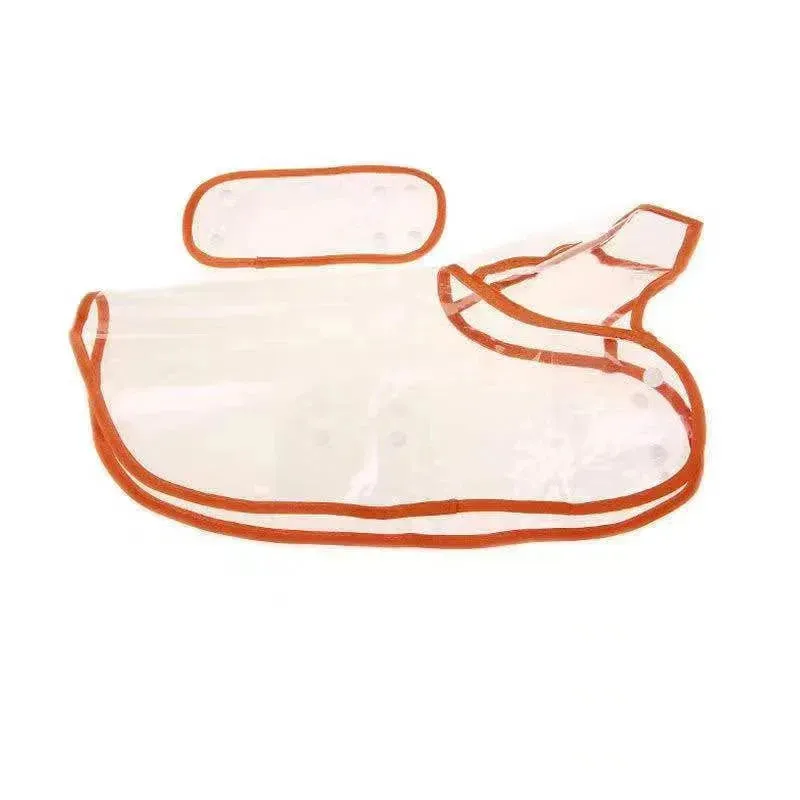 Transparent Waterproof Dog Raincoat