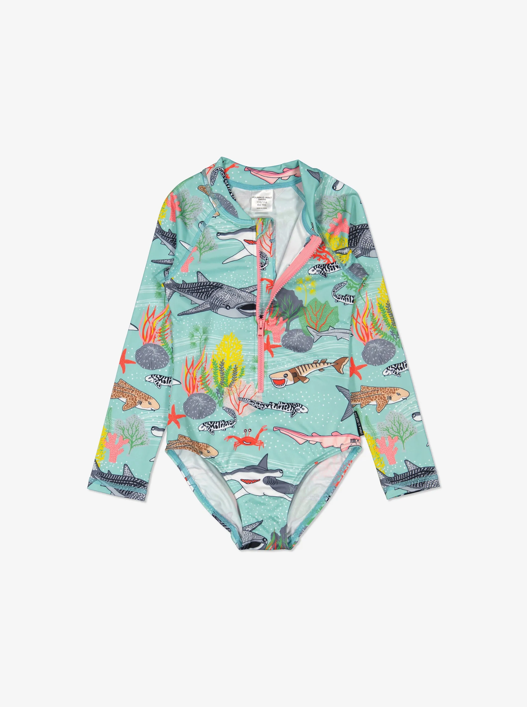 Underwater Print Kids Swimsuit