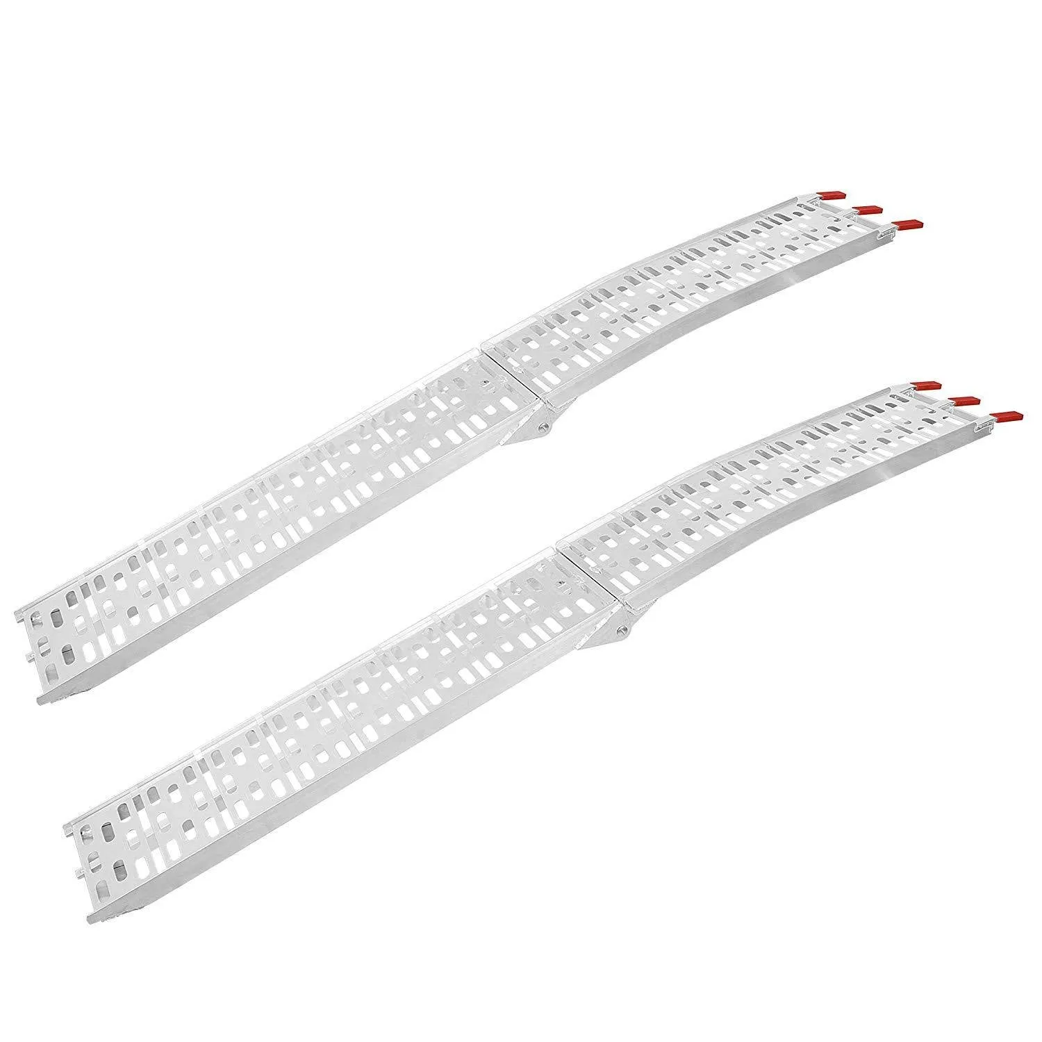 ZENY™ Pair 7.5' Aluminum Truck Ramps/ATV UTV Ramps/Motorcycle Ramps/for Lawn Mower/Pickup Trucks 1500lb Capacity